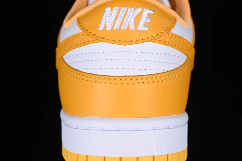 All categories Nk SB Dunk series Nk SB Dunk Low low-top sneakers Nk Dunk Low SB dunk series white and yellow color low-top casual sports skateboard shoes DD1503-800